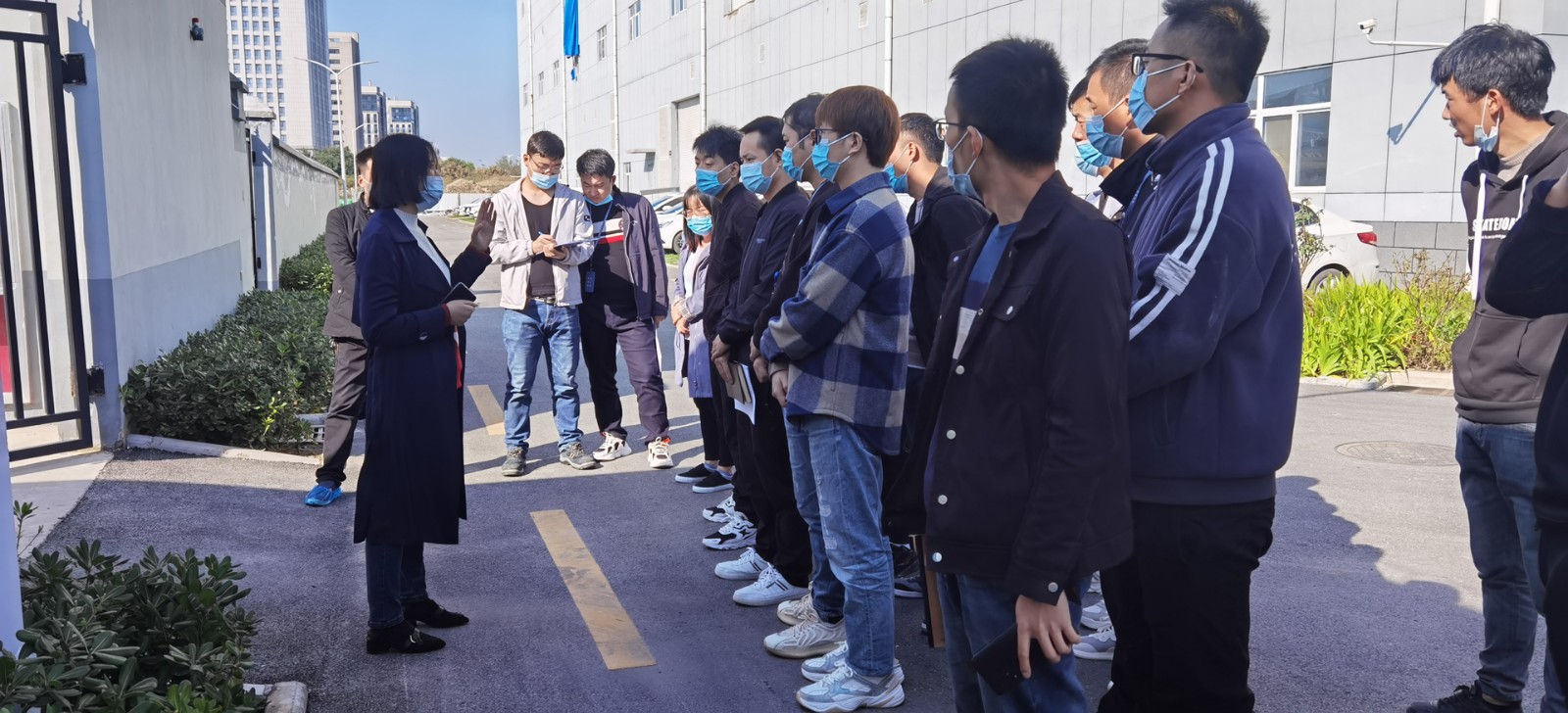 OD电竞微电动力部组织开展化学品泄漏应急演练